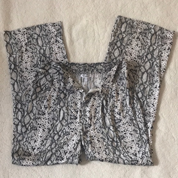 Good American | Purely Python Print Wide Leg Pants Size 3 - Picture 1 of 8